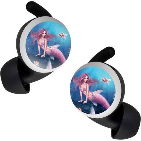 Rachel Anderson Aurelia Mermaid with Fish Google Pixel Buds Skin